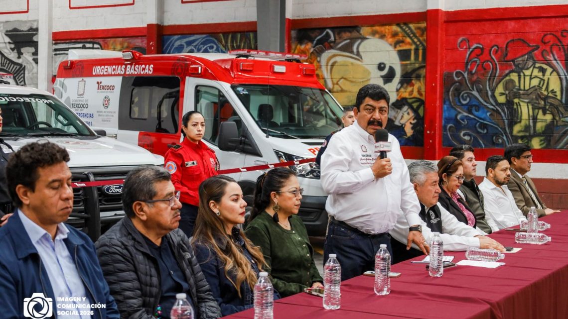 GOBIERNO DE TEXCOCO ENTREGÓ EQUIPO Y OBRAS DE REHABILITACIÓN PARA LA DIRECCIÓN DE PROTECCIÓN CIVIL 